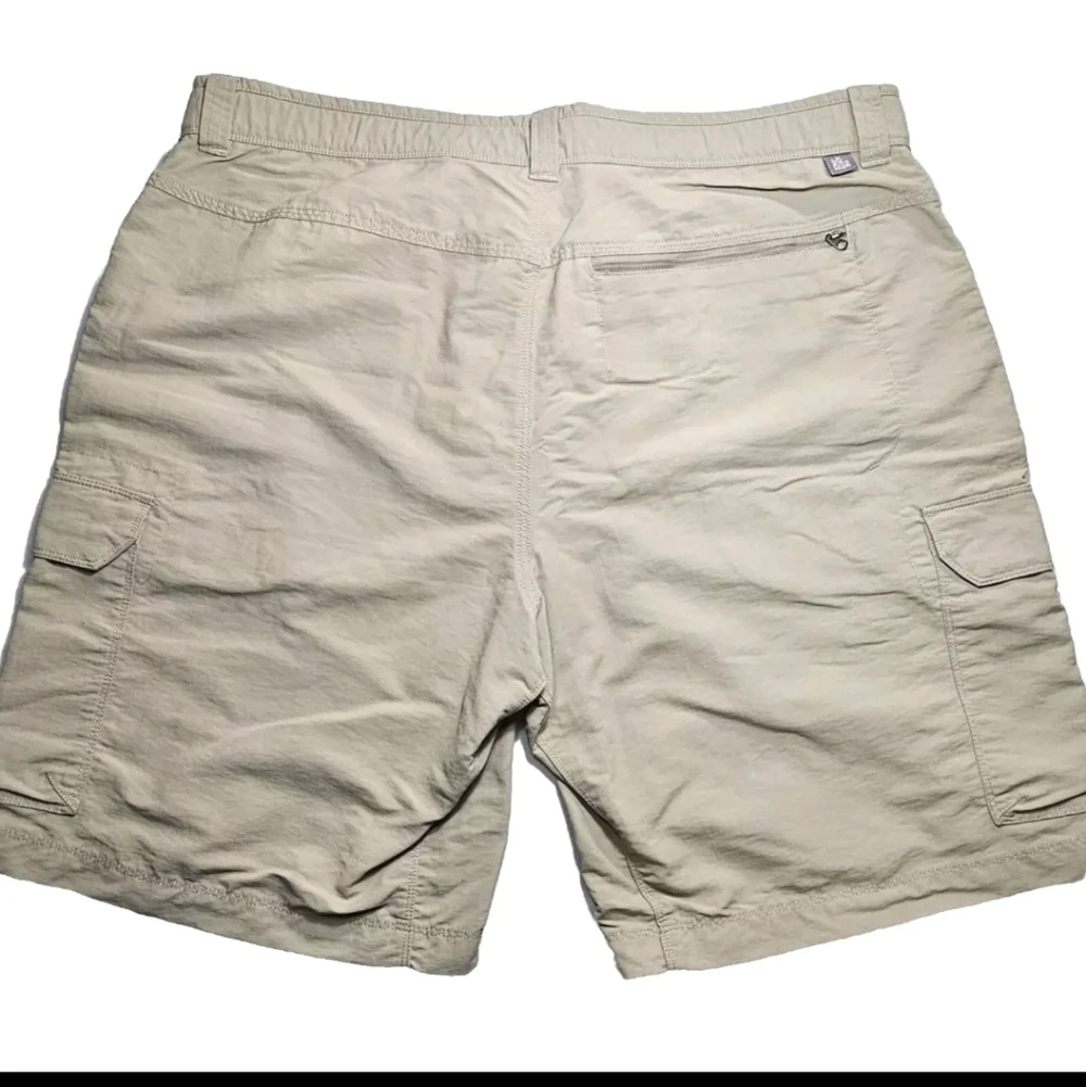 The North Face Men's Brown Cargo Shorts Sz 38 Outdoors Fishing Hiking 100% Nylon
